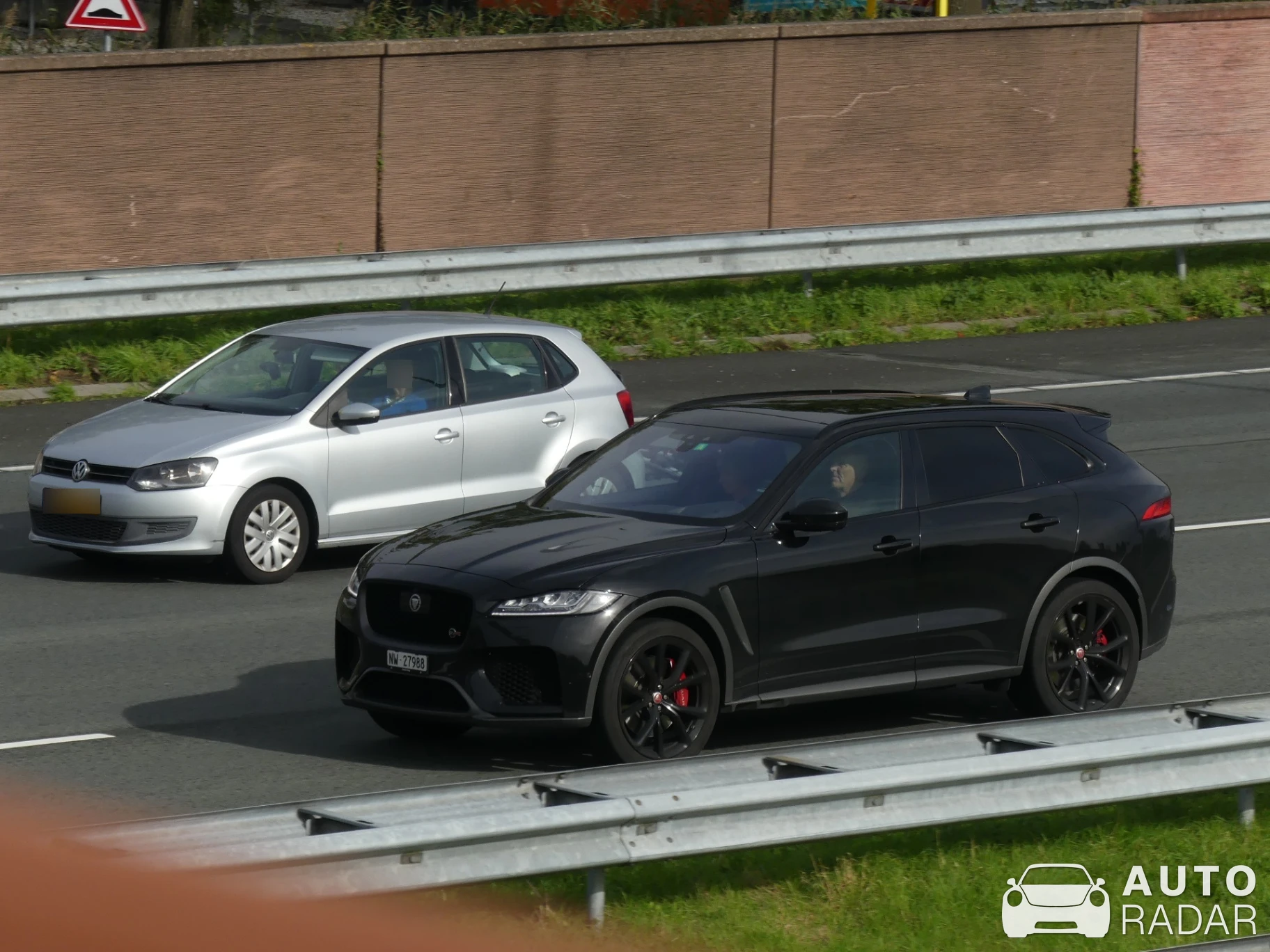 Jaguar F-PACE SVR spotted in Bunnik, Netherlands