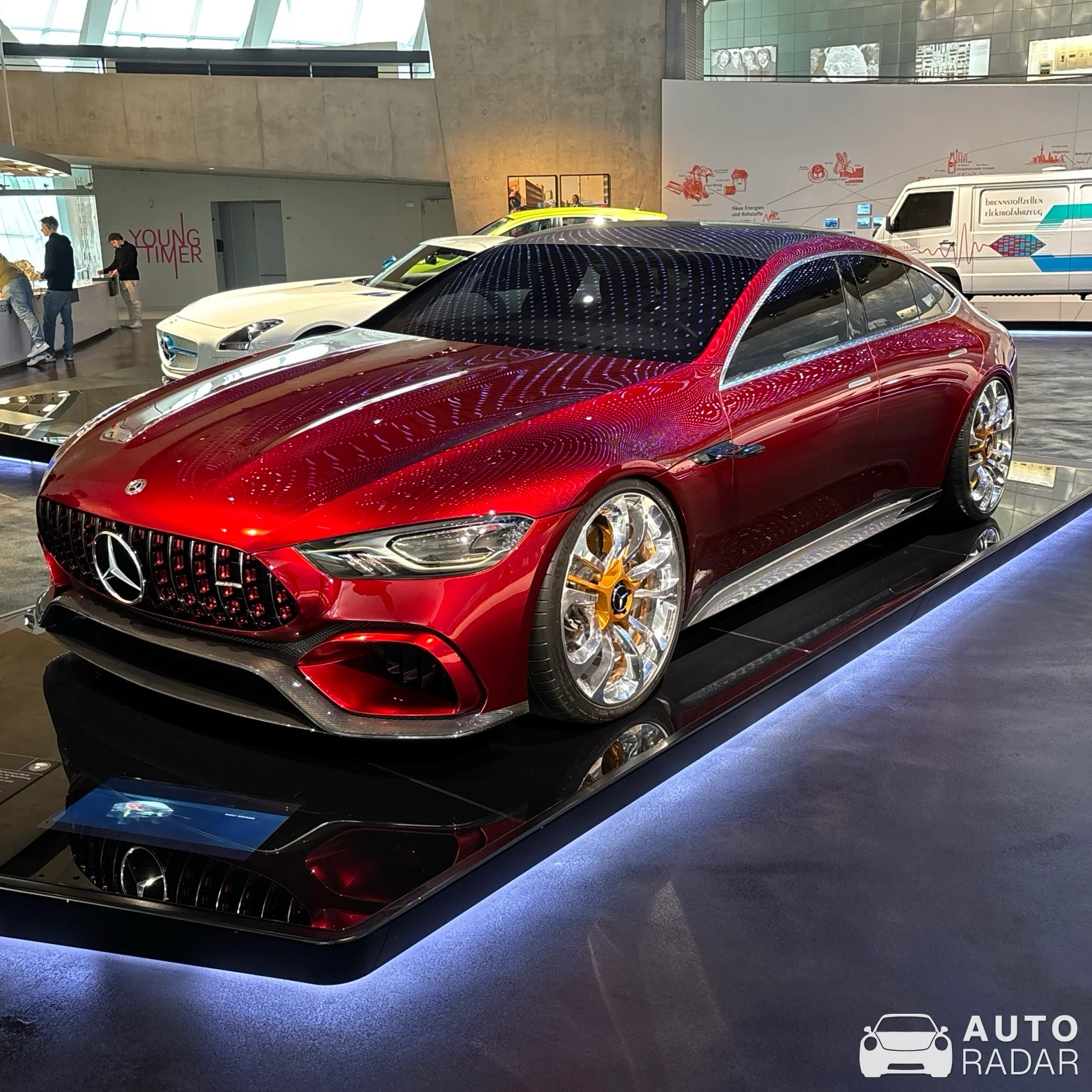Mercedes-AMG GT S C190 Atarius Concept Diamante spotted in Stuttgart, Duitsland