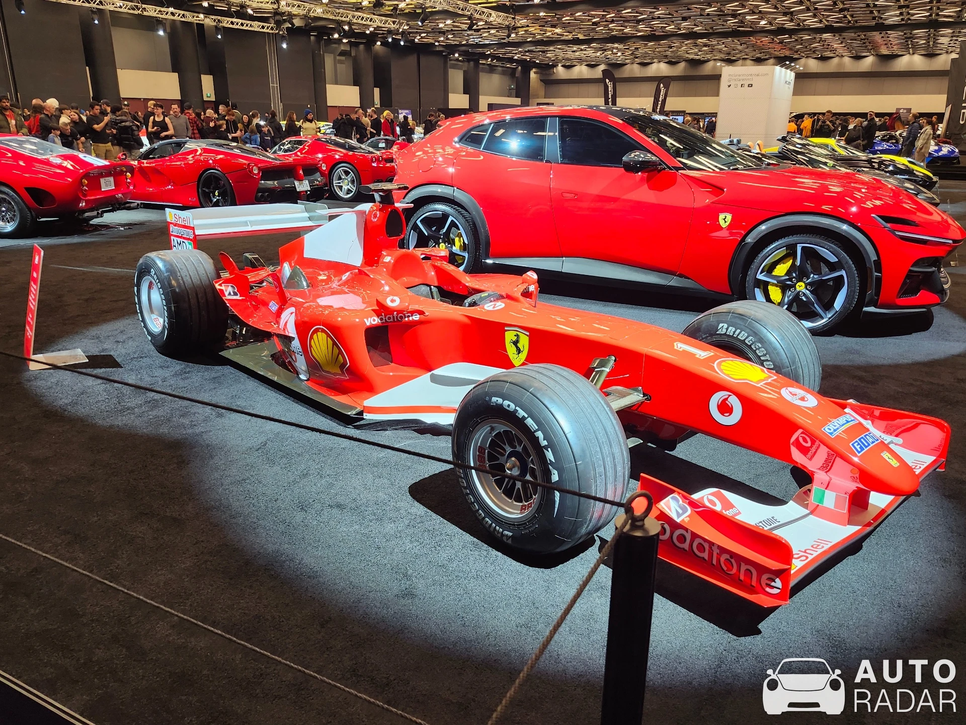 Ferrari F2004 spotted in Montreal, Canada
