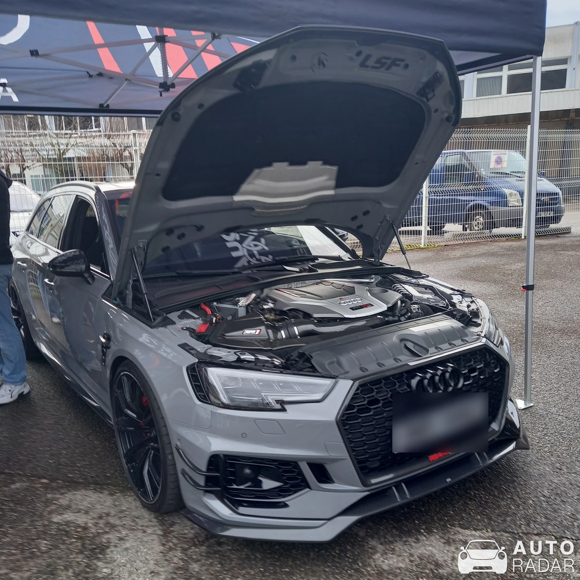 Audi ABT RS4 Plus Avant B9 spotted in Annecy