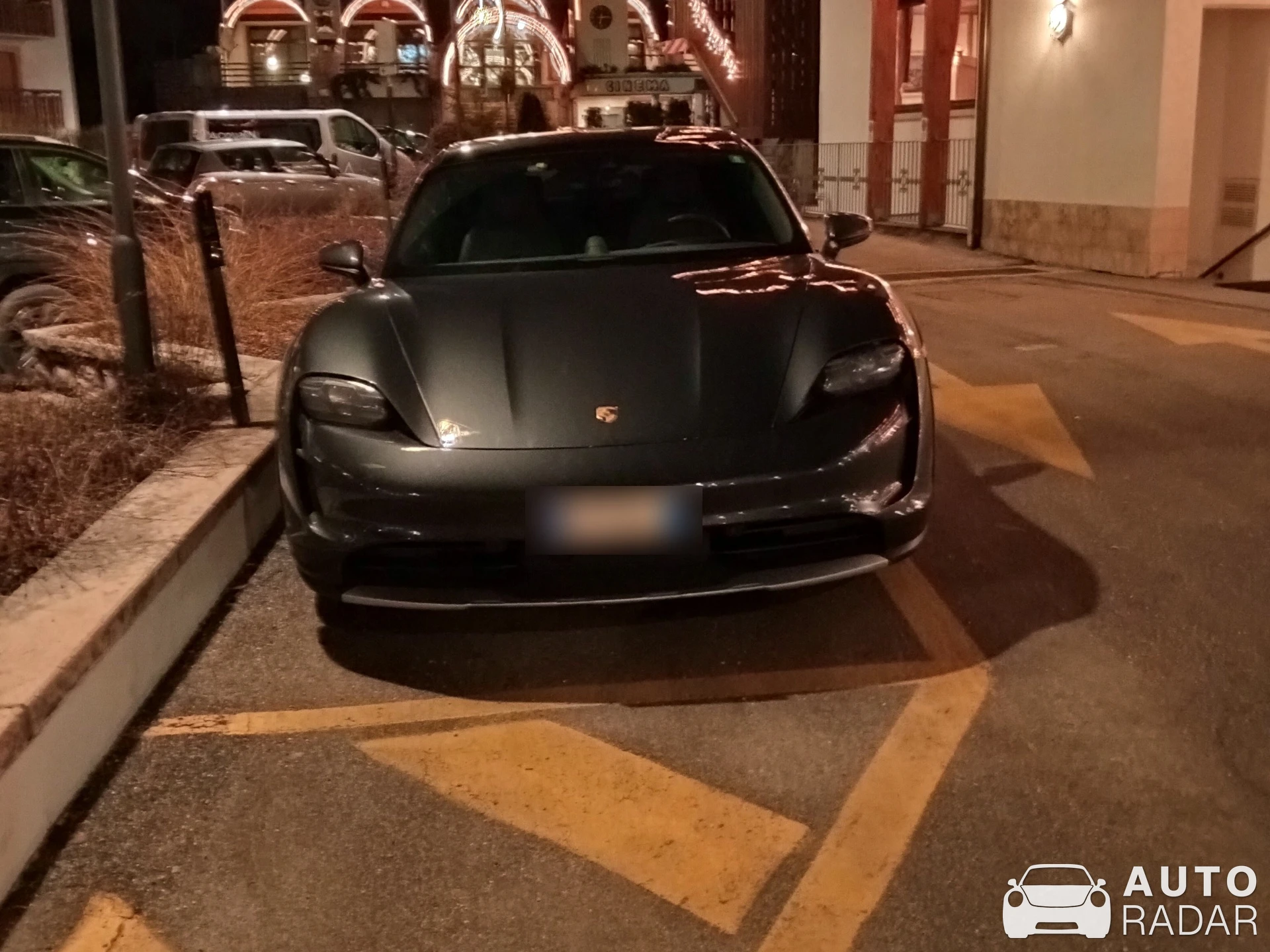 Porsche Taycan 4 spotted in Andalo, Italia