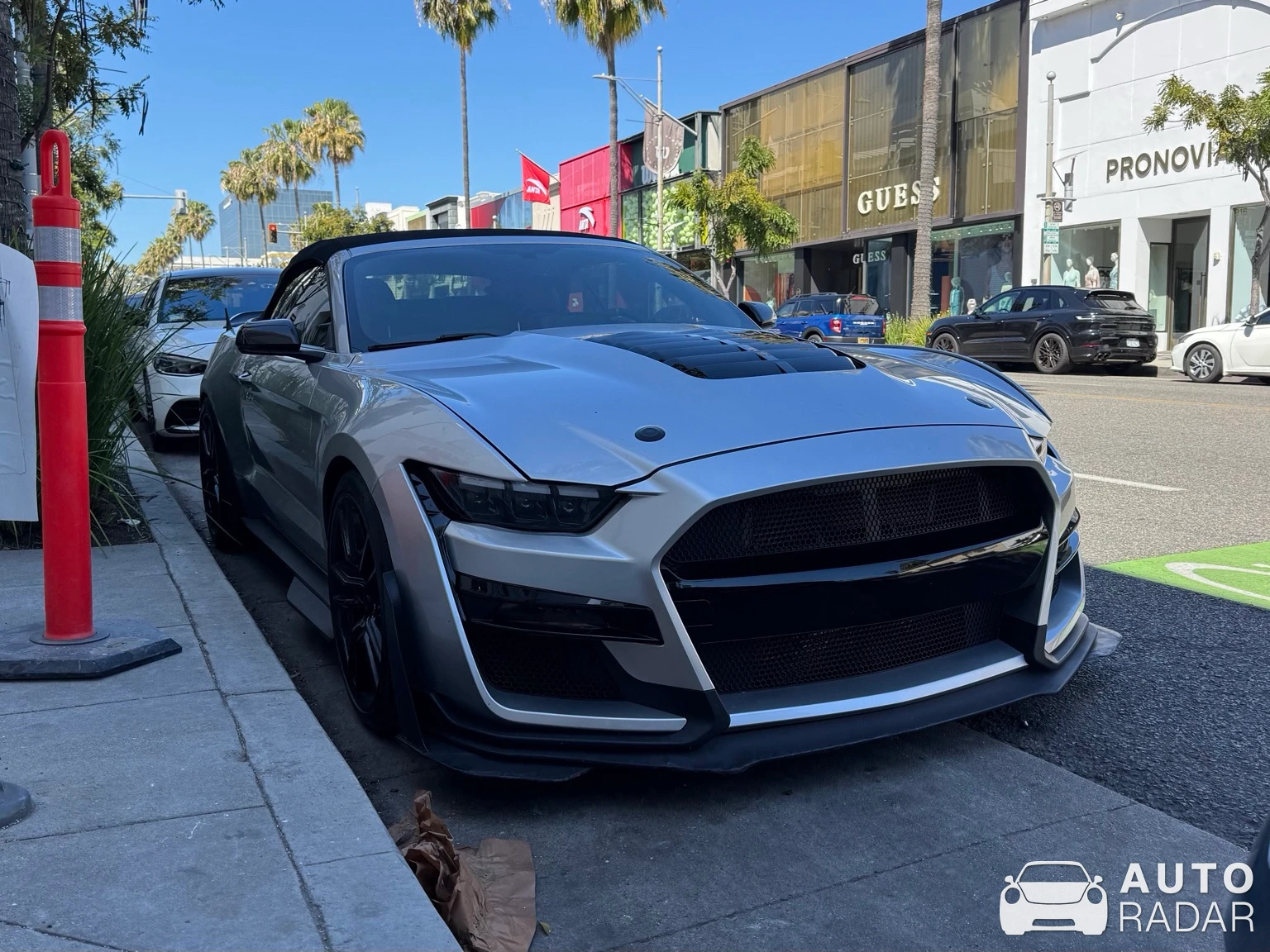 Ford Mustang Shelby GT500 Super Snake Convertible spotted in Beverly Hills