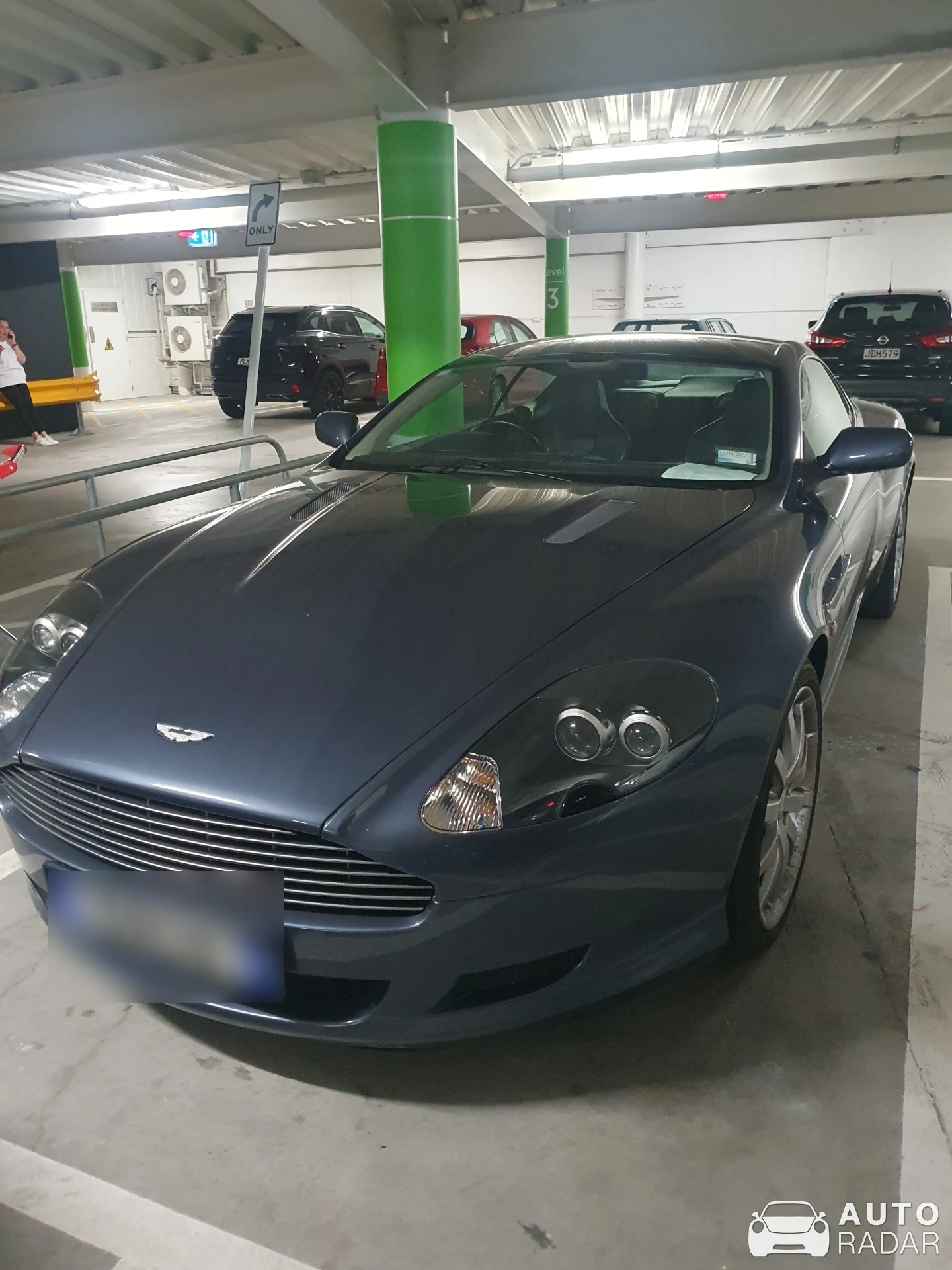 Aston Martin DB9 spotted in Auckland, New Zealand