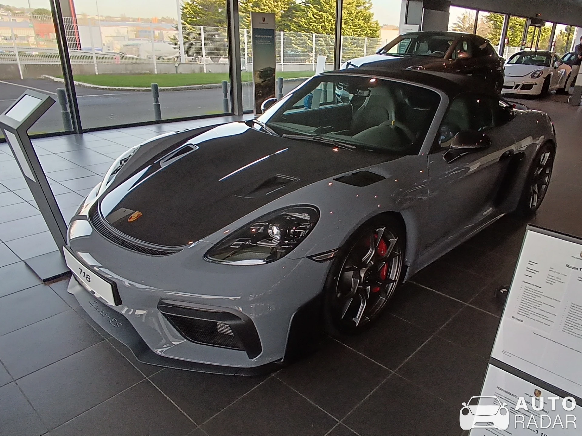 Porsche 718 Spyder RS spotted in Lanester, France
