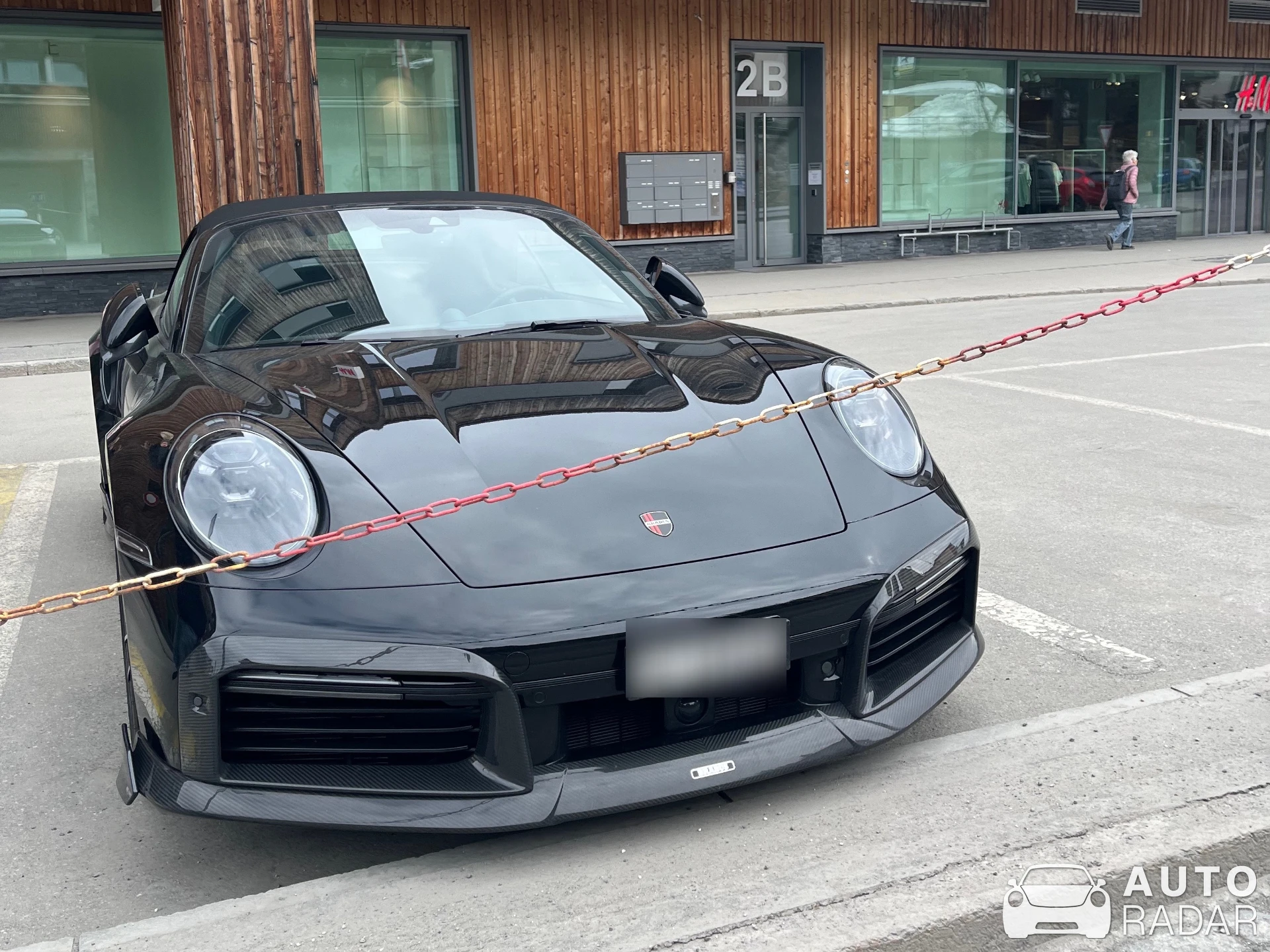 Porsche Brabus 820 spotted in Davos