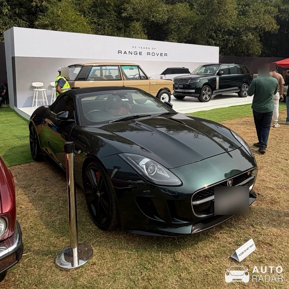 Jaguar F-Type S Convertible spotted in Mumbai, India