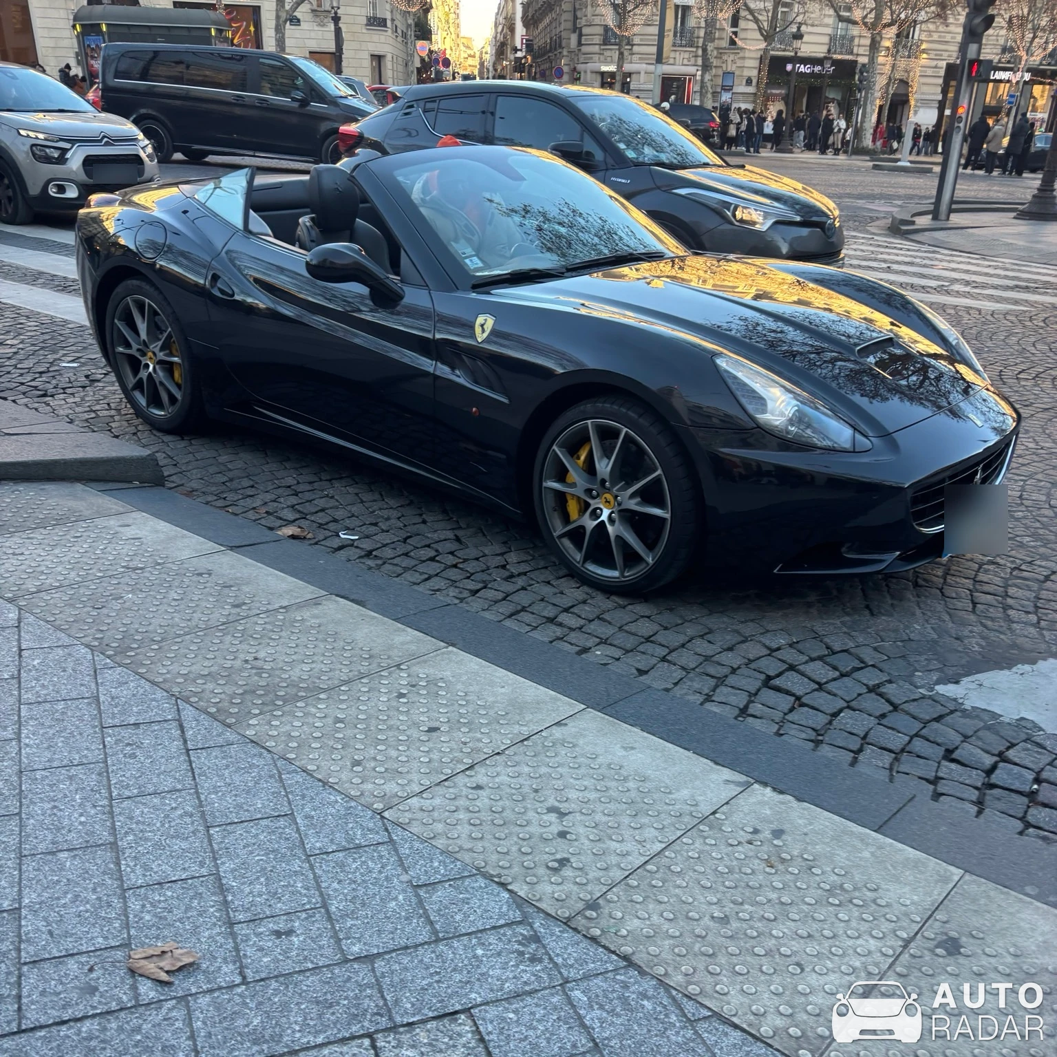 Ferrari California spotted in Paris, France