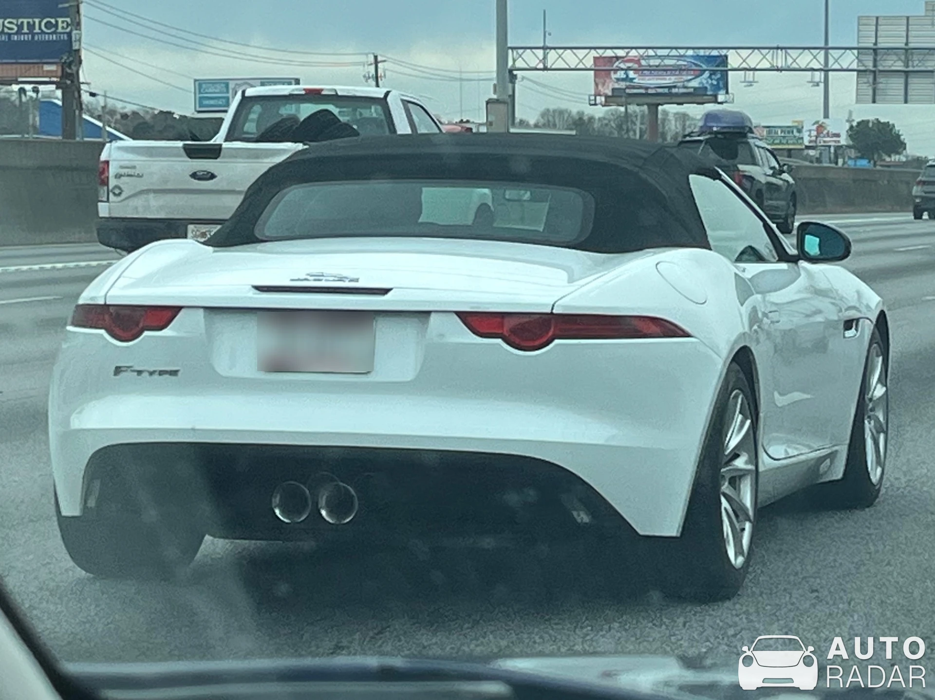 Jaguar F-Type R Convertible spotted in Ngari Diqu, China