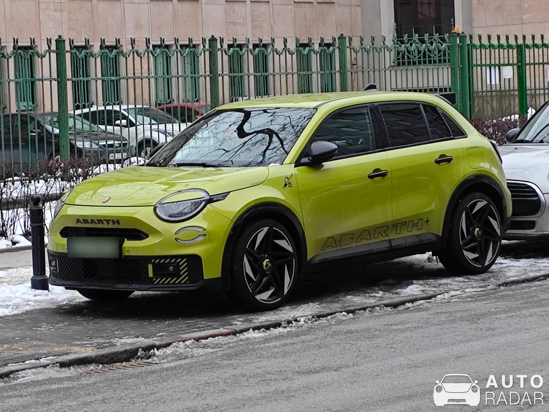 Abarth 600e spotted in Warszawa