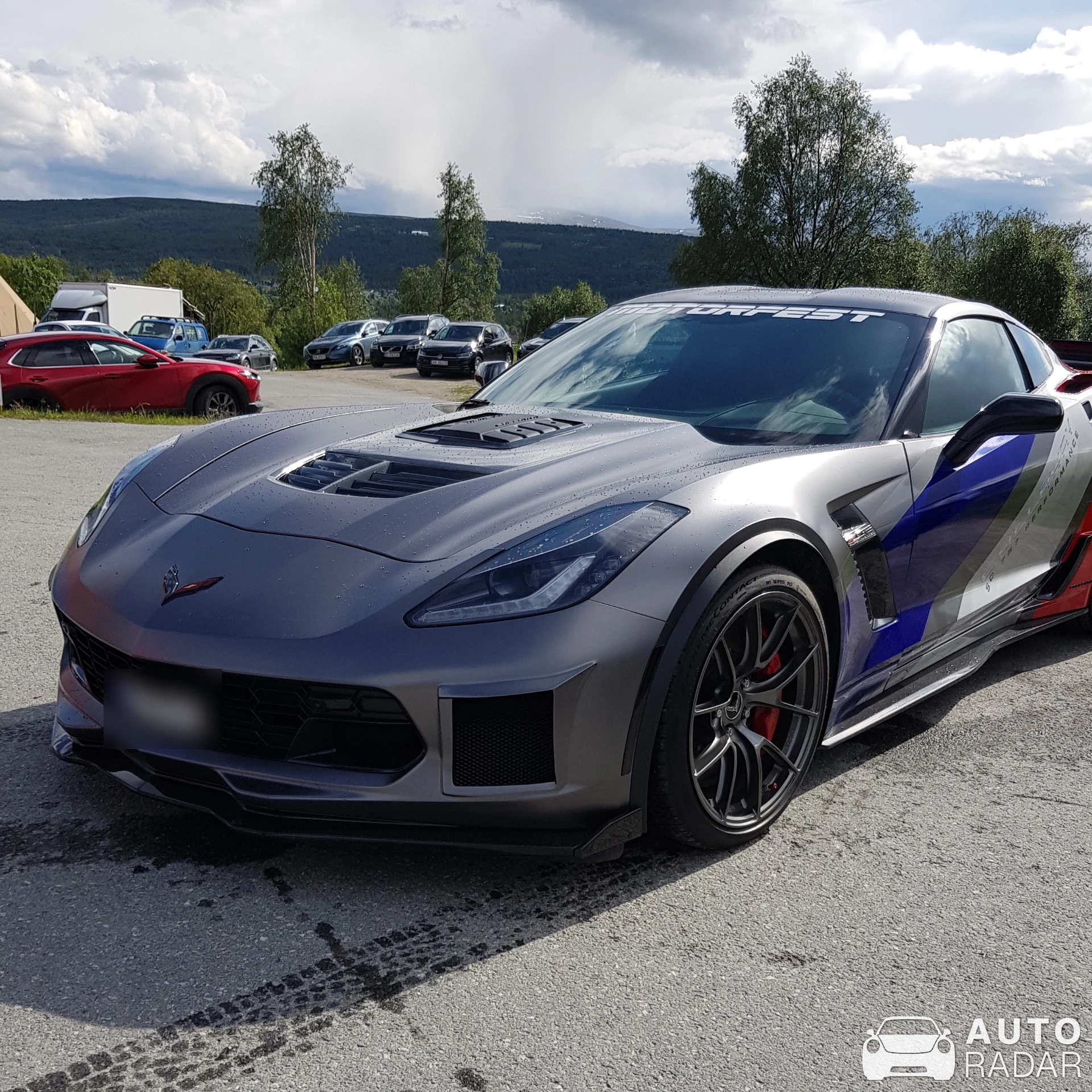 Chevrolet Corvette C7 Z06 spotted in Kjerkegårdshagan, Norge