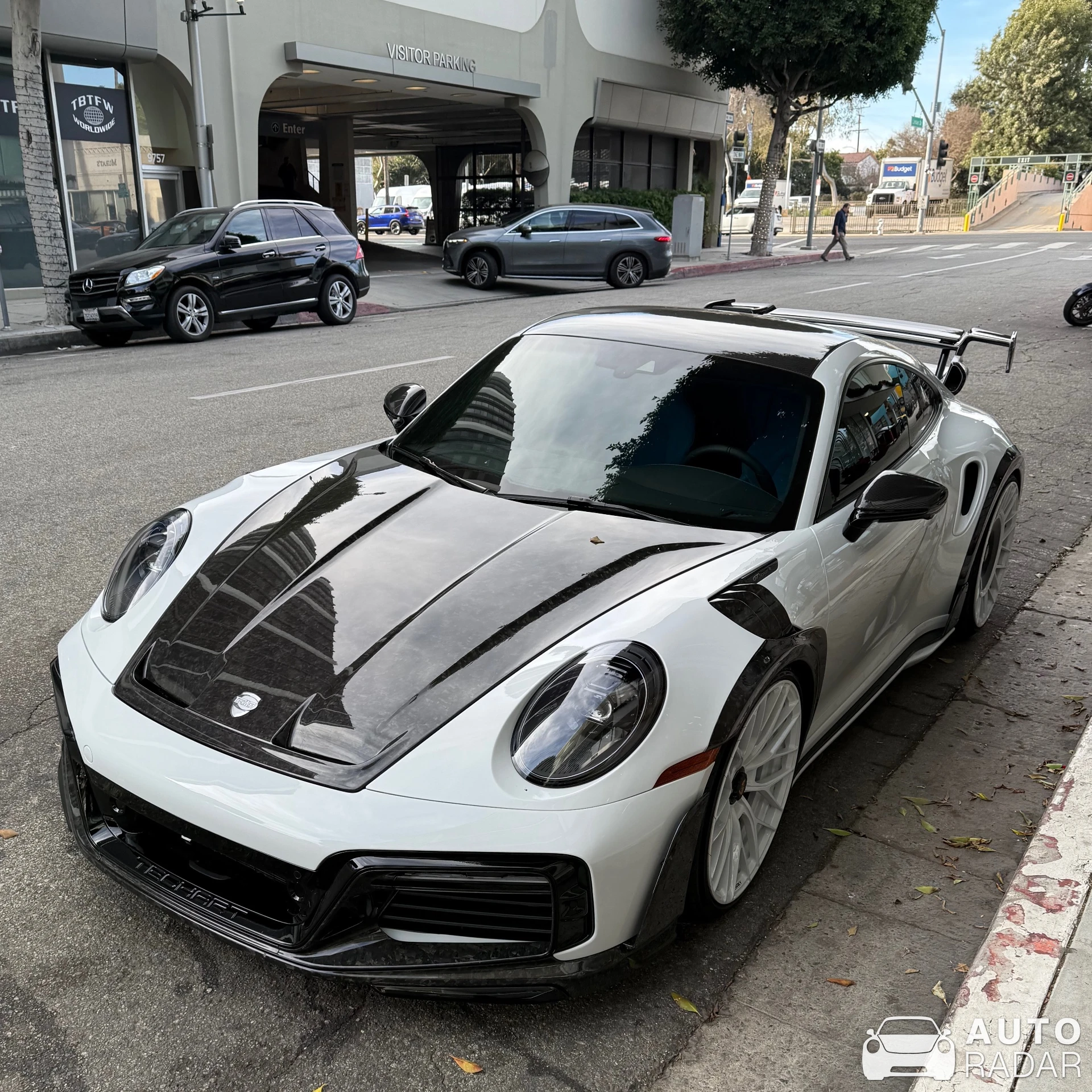 Porsche TechArt 992 GTstreet R spotted in Beverly Hills, United States