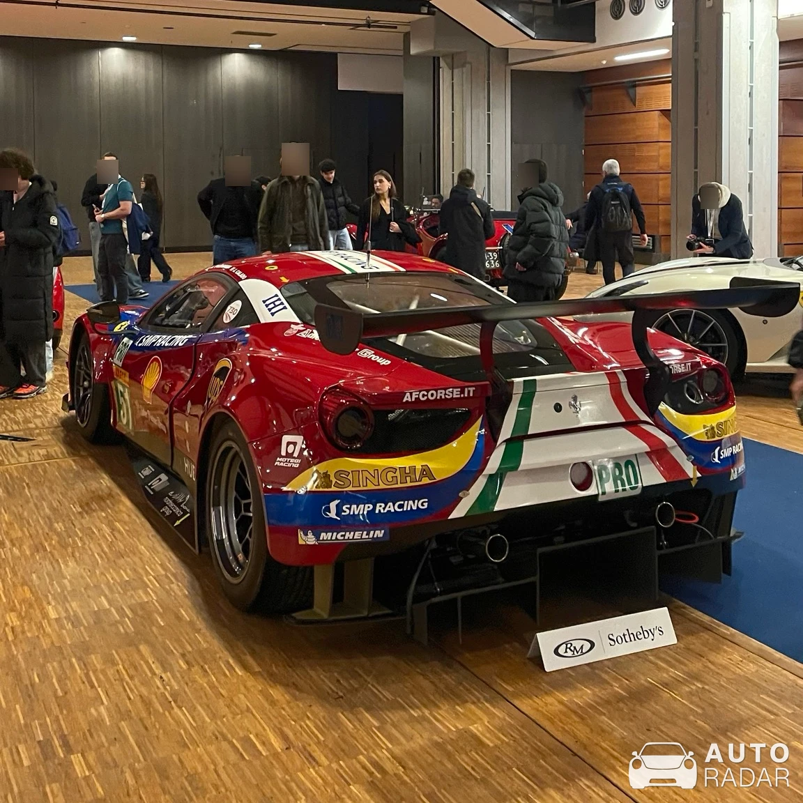 Ferrari 488 GTE Evo spotted in Paris