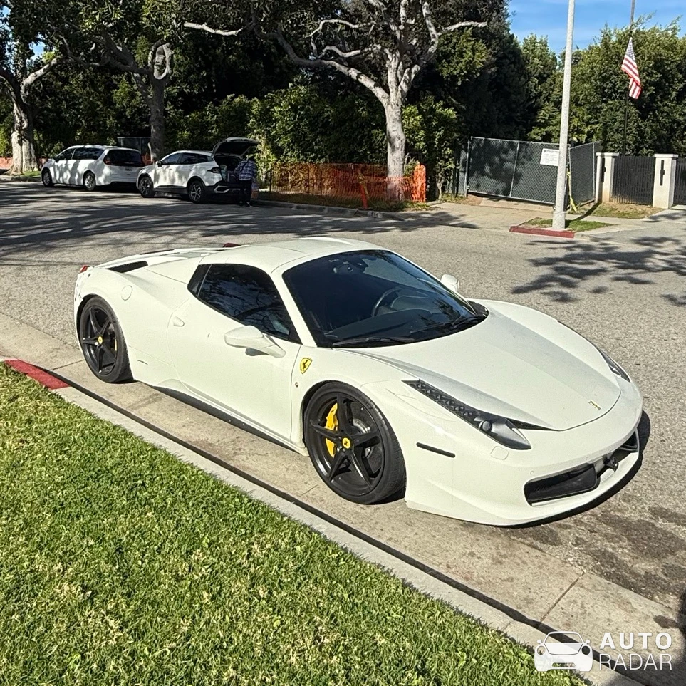 Ferrari 458 Spider spotted in Beverly Hills, United States