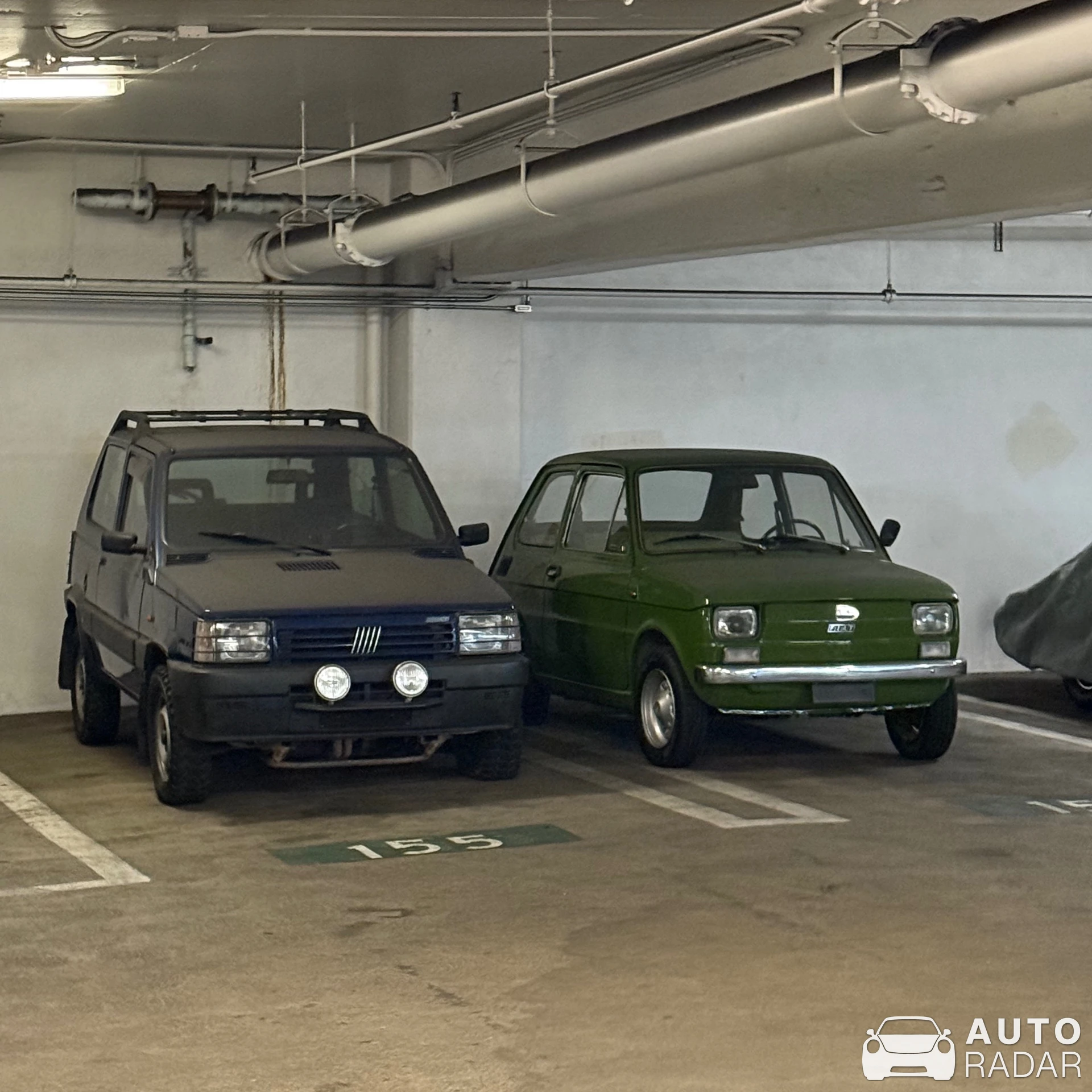 Fiat 126 spotted in Beverly Hills, United States