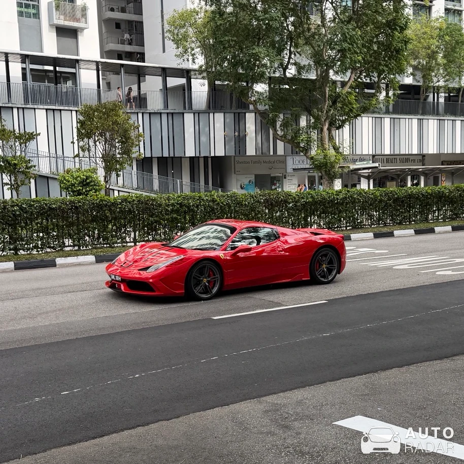 Ferrari 458 Speciale A spotted in Singapore, Singapore