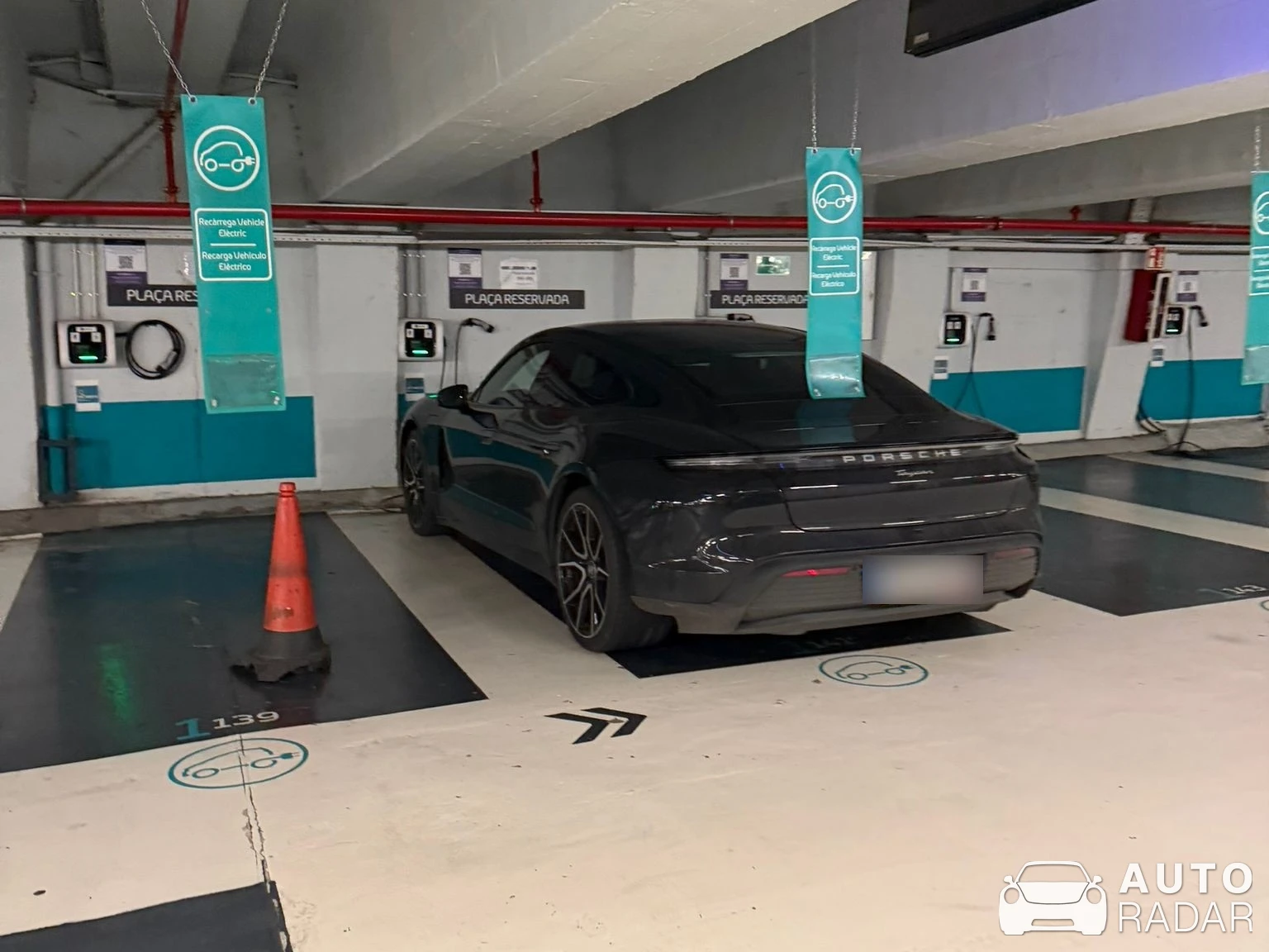 Porsche Taycan spotted in Barcelona, Spain