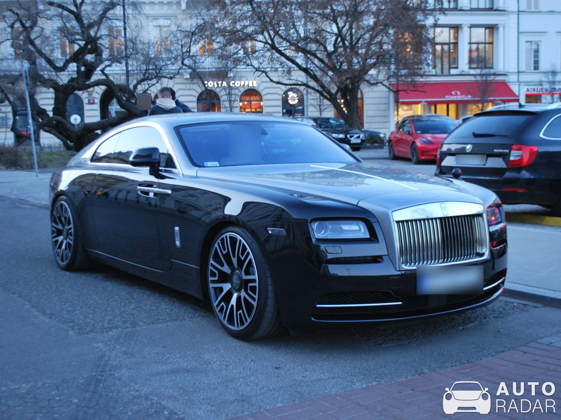 Rolls-Royce Wraith spotted in Warsaw, Poland