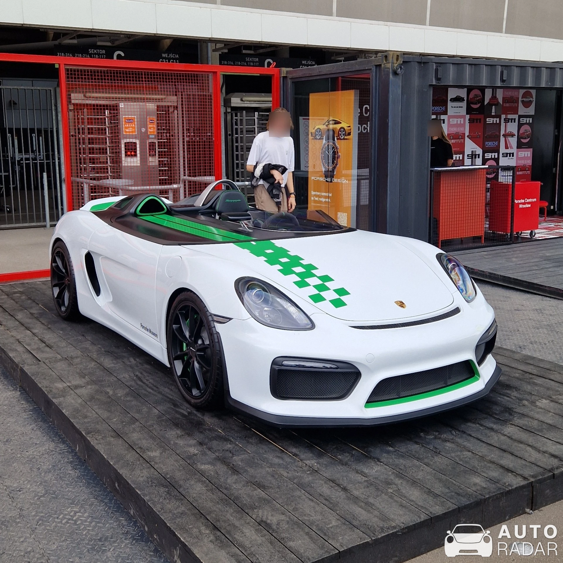 Porsche 981 Boxster Bergspyder spotted in Wrocław
