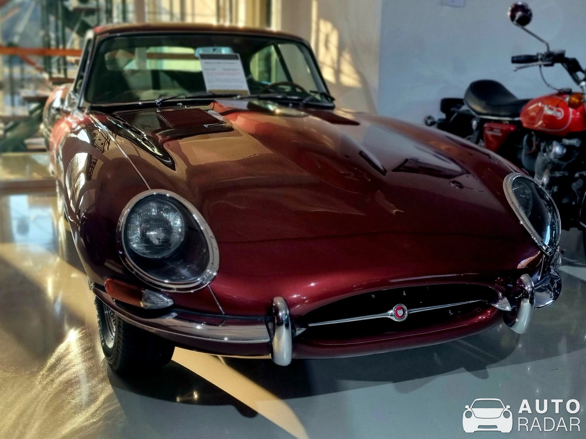 Jaguar E-Type spotted in Brummen, Netherlands