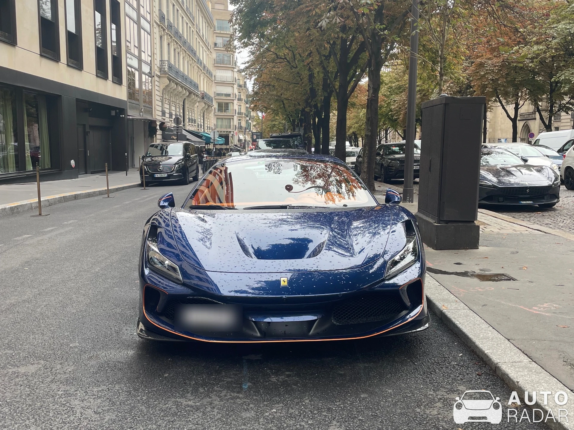 Ferrari F8 Tributo spotted in Paris, France