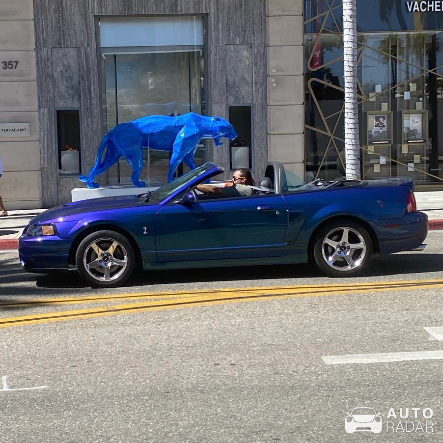 Ford Mustang SVT Cobra Mystichrome Package spotted in Beverly Hills
