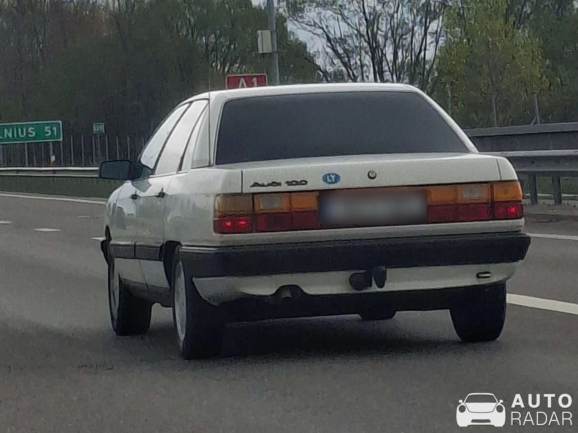 Audi 100 C3 spotted in Žiežmariai