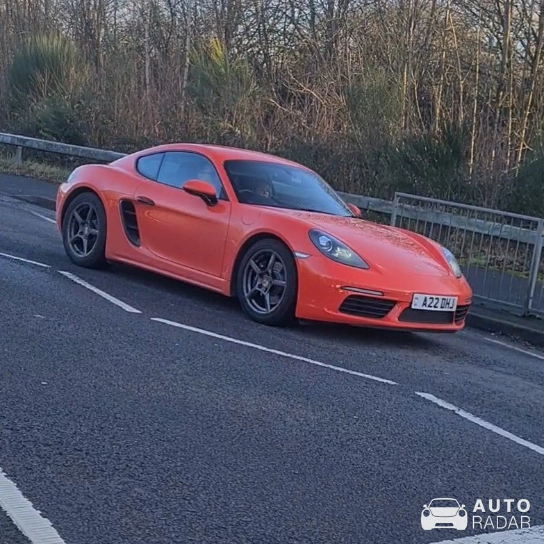 Porsche 718 Cayman spotted in Alderley Edge, United Kingdom