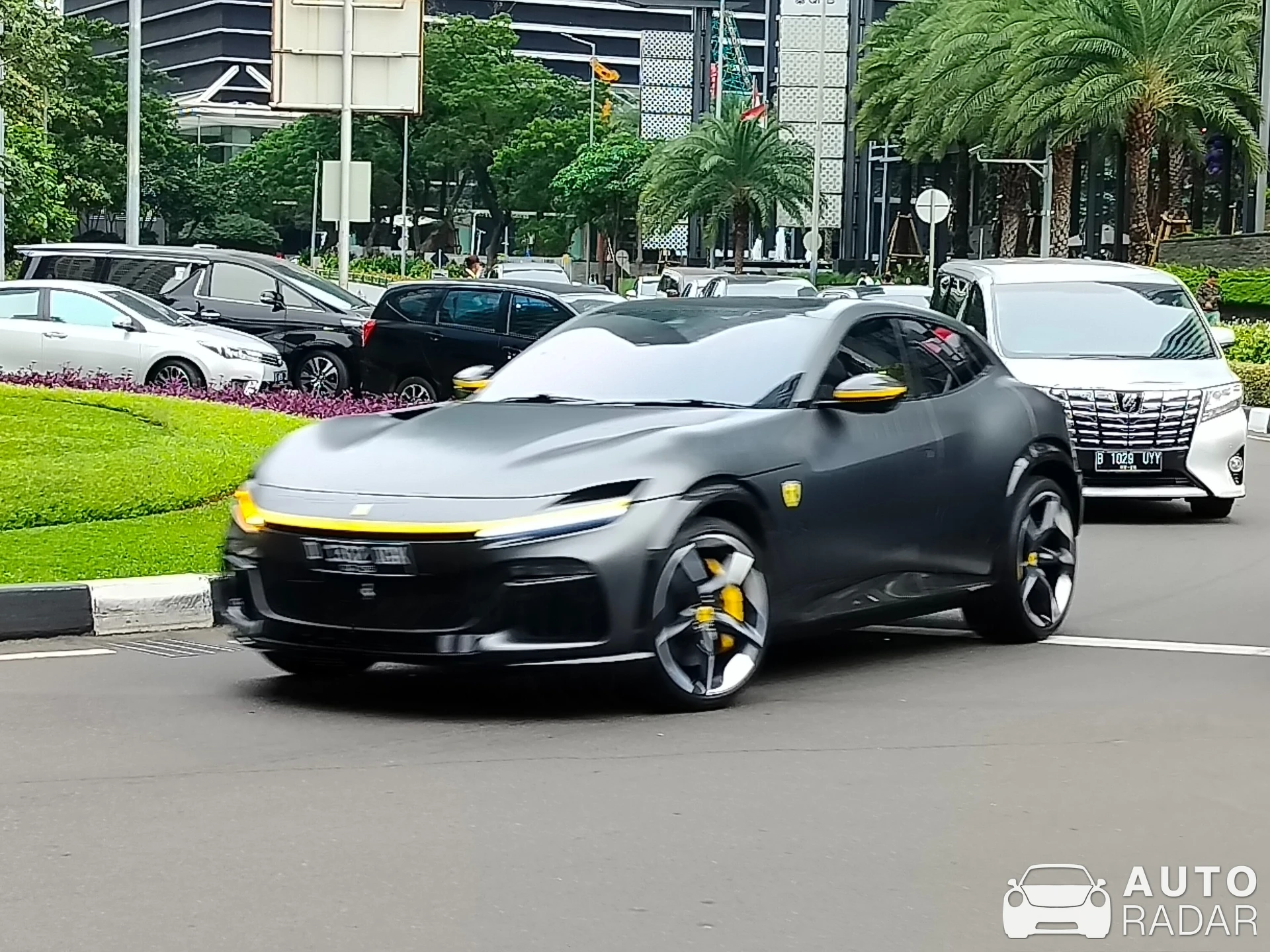 Ferrari Purosangue spotted in Kota Jakarta Selatan, Indonesia
