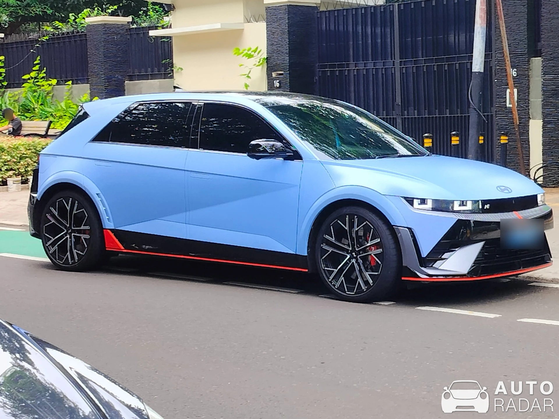 Hyundai Ioniq 5 N spotted in Kota Jakarta Selatan, Indonesia