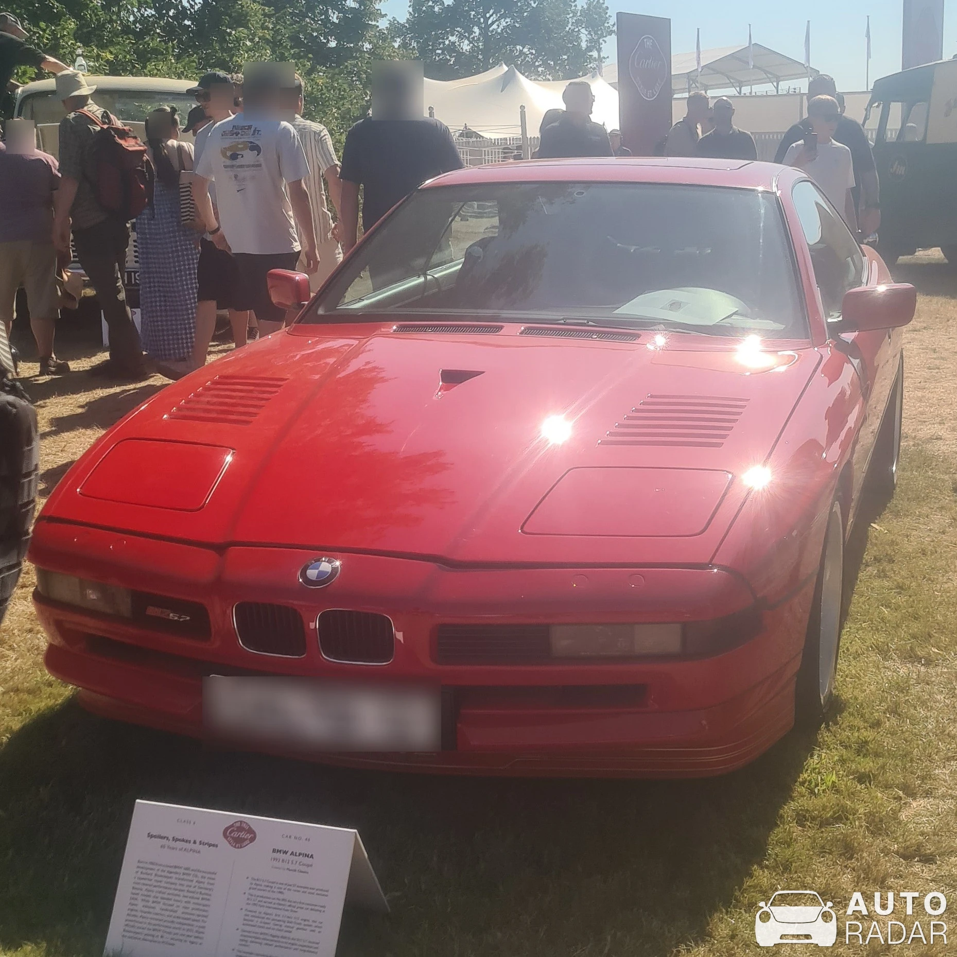 Alpina B12 5.7 Coupé E31 spotted