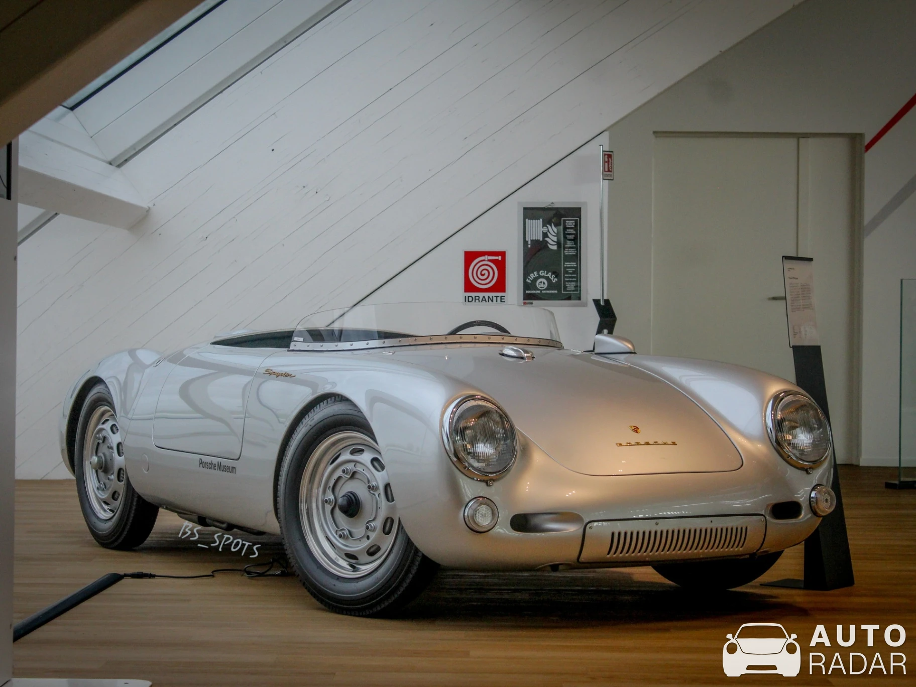 Porsche 550 Spyder spotted in Brescia, Italy