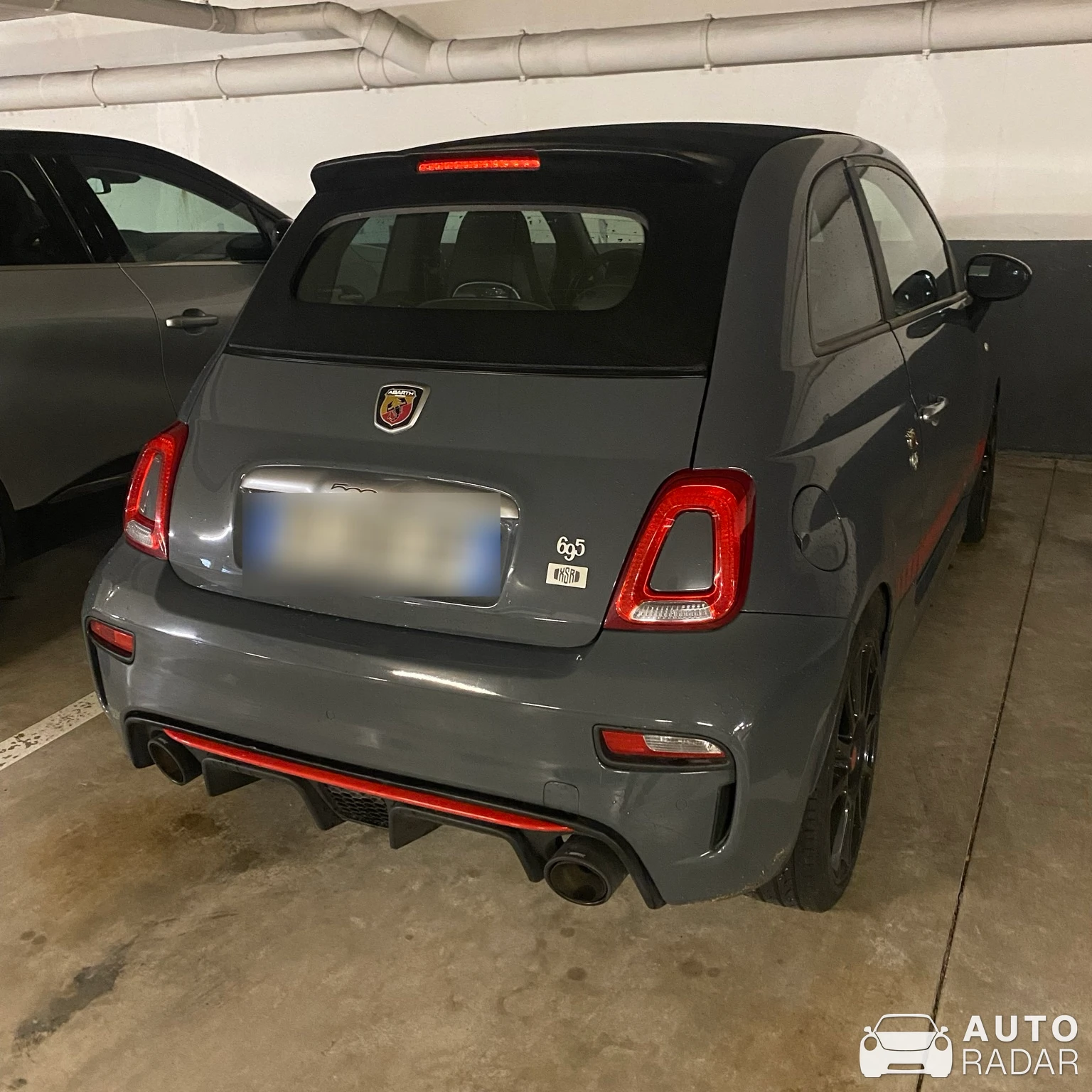 Abarth 695 XSR Yamaha spotted in La Rochelle, France