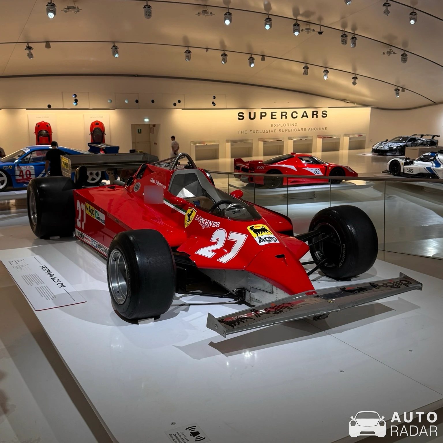 Ferrari Scuderia 126 CK spotted in Modène