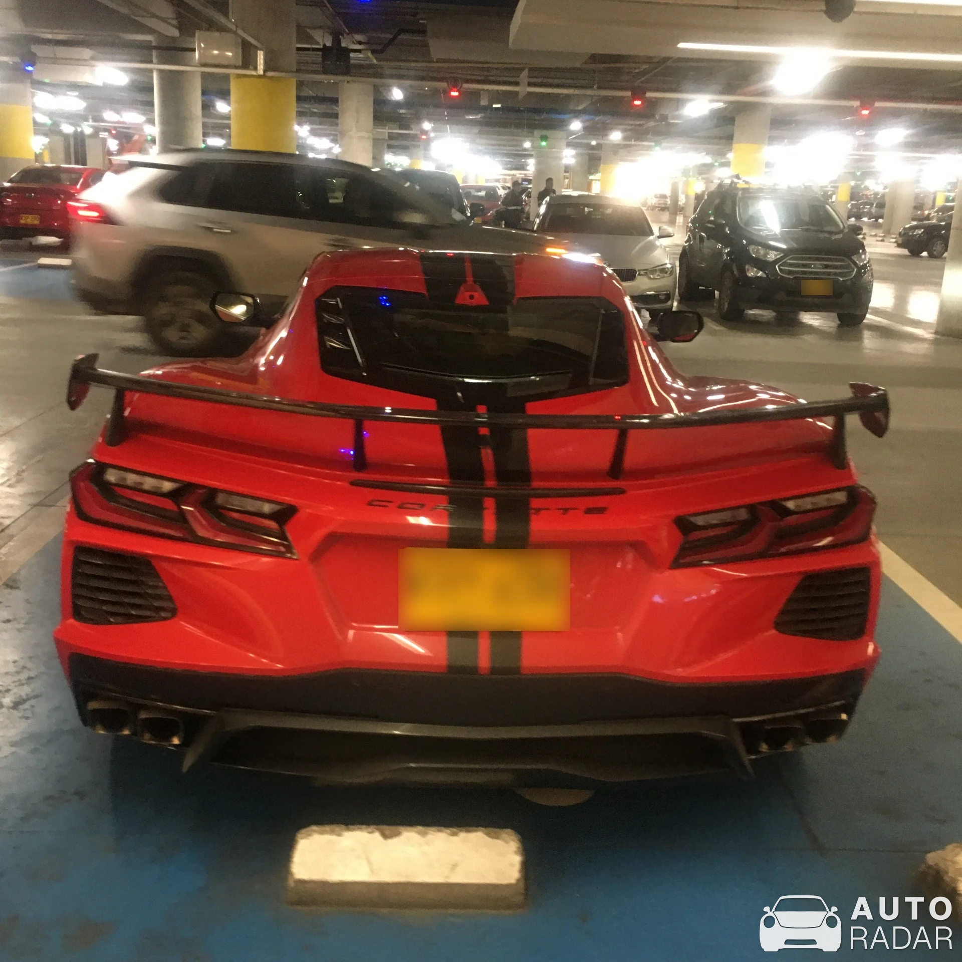 Chevrolet Corvette C8 Stingray spotted in Chía, Colombia