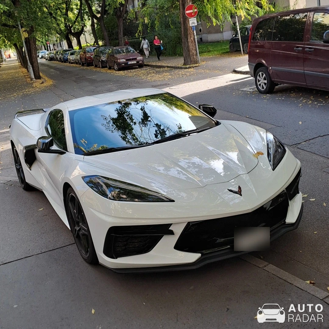 Chevrolet Corvette C8 spotted in Budapest, Hungary