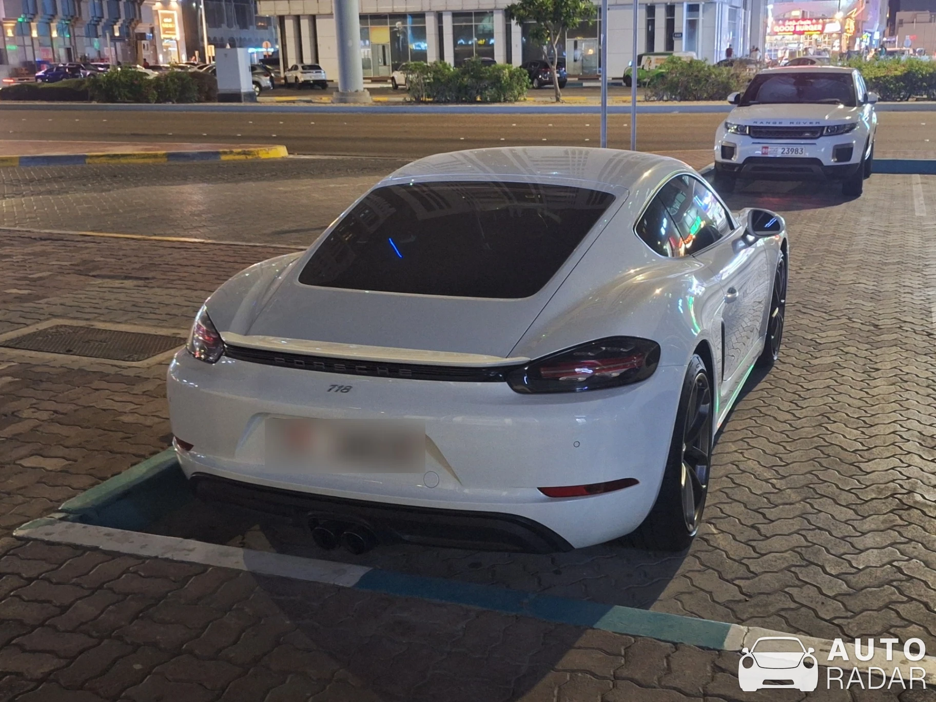Porsche 718 Cayman spotted in Abu Dhabi, United Arab Emirates