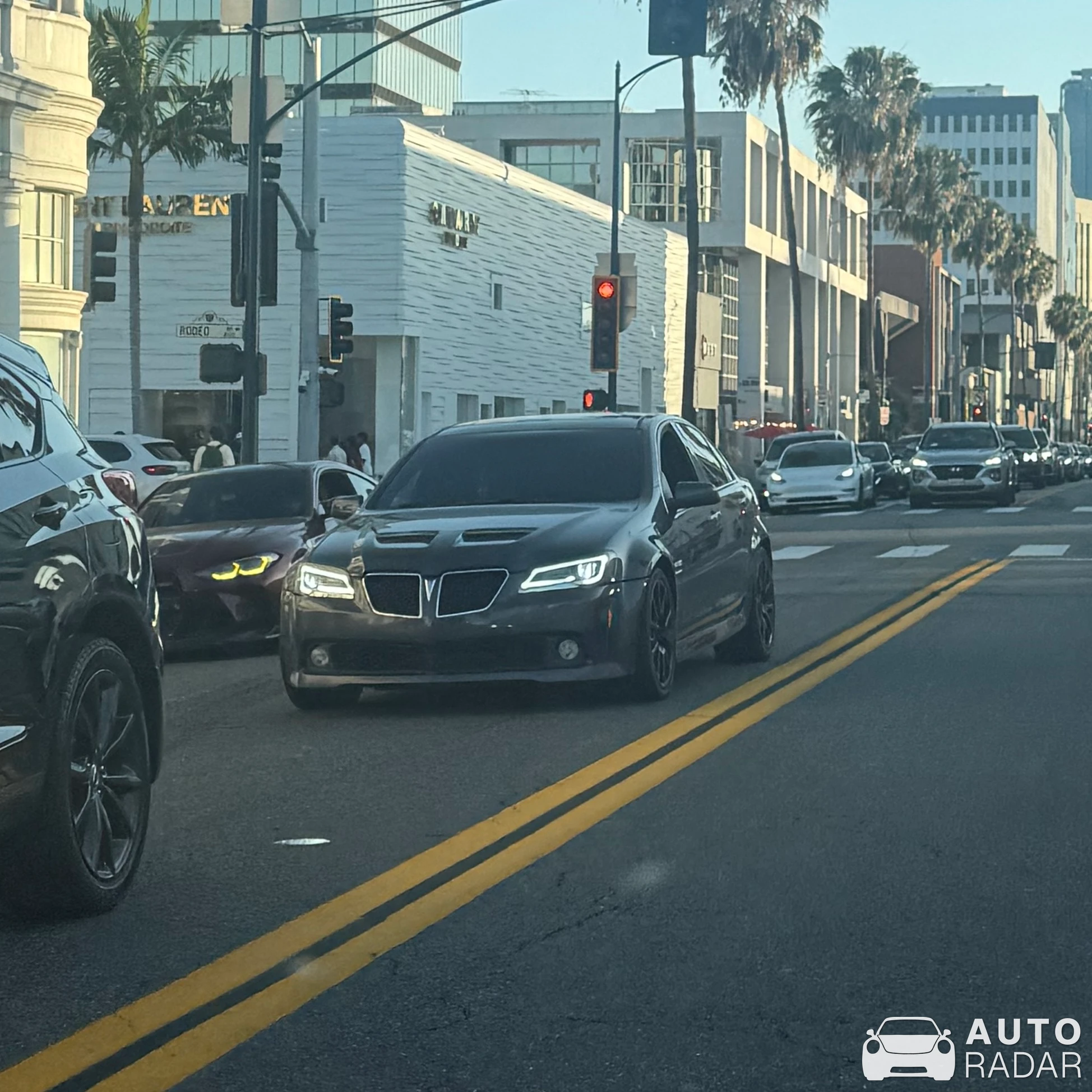 Pontiac G8 GXP spotted in Beverly Hills