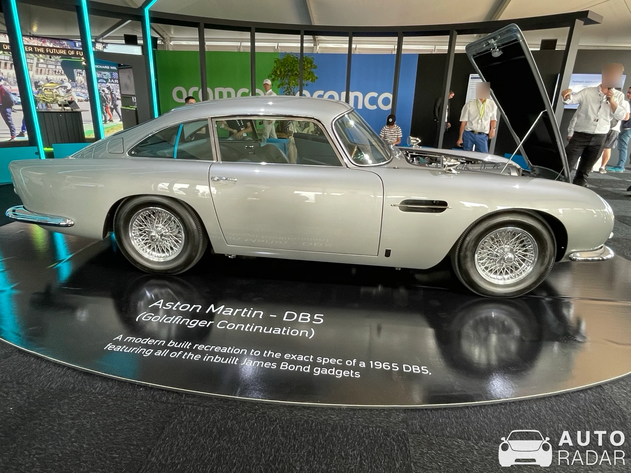 Aston Martin DB5 Goldfinger Continuation spotted in Le Mans