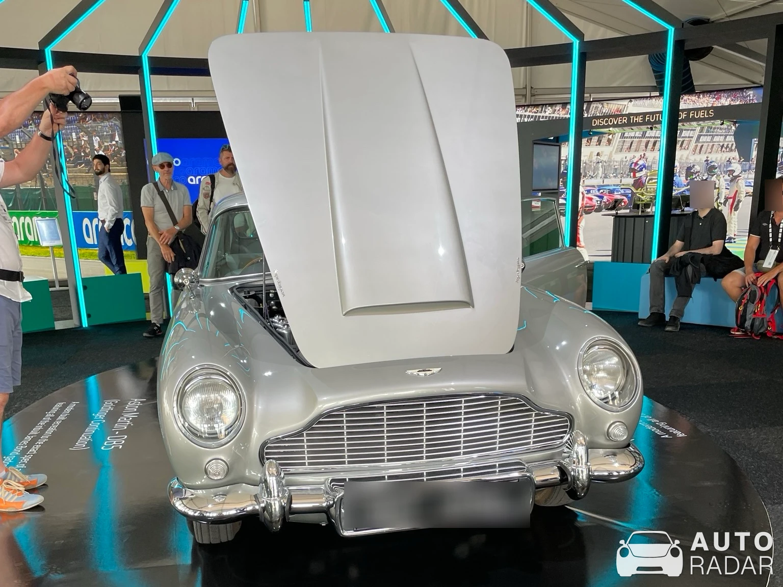 Aston Martin DB5 Goldfinger Continuation spotted in Le Mans, France