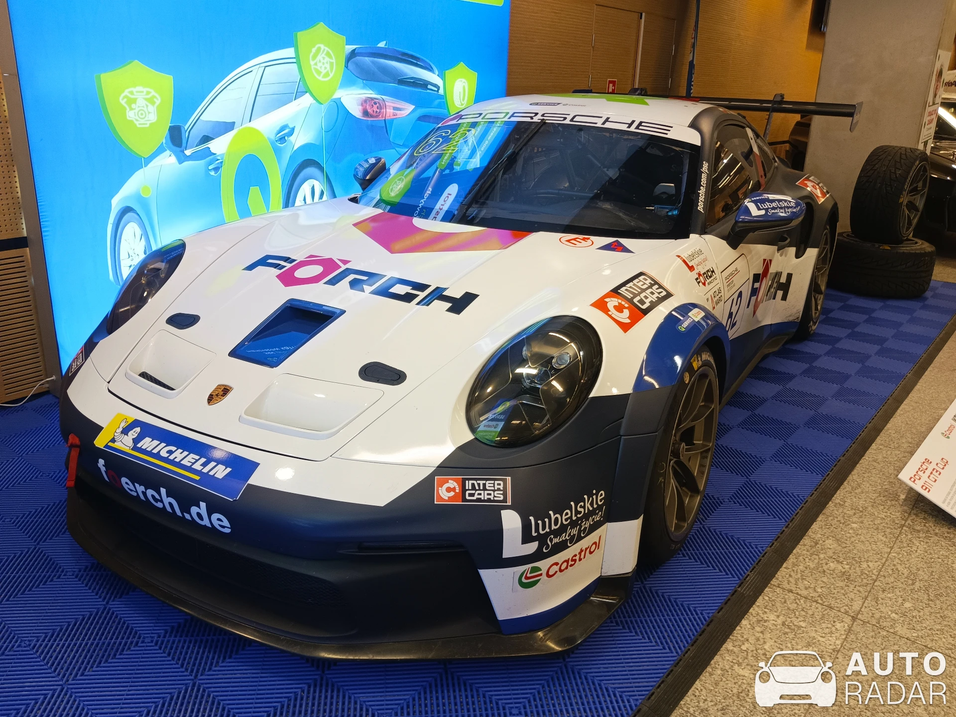 Porsche 992 GT3 Cup spotted in Warszawa, Poland