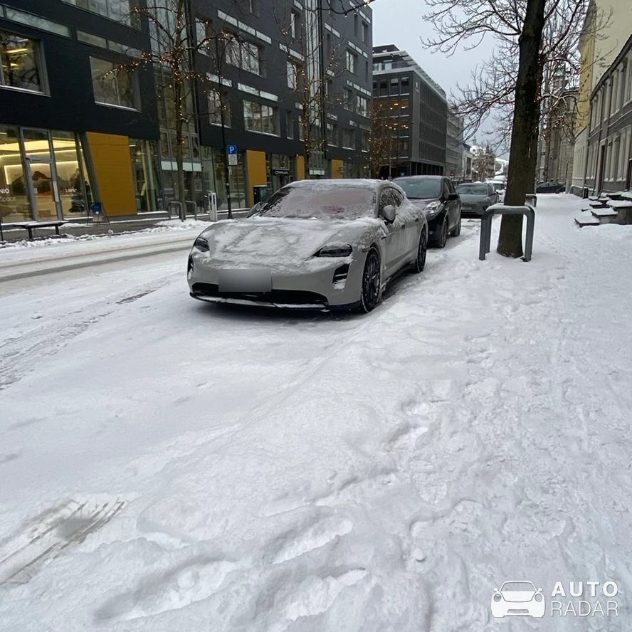 Porsche Taycan spotted in Trondheim, Norge
