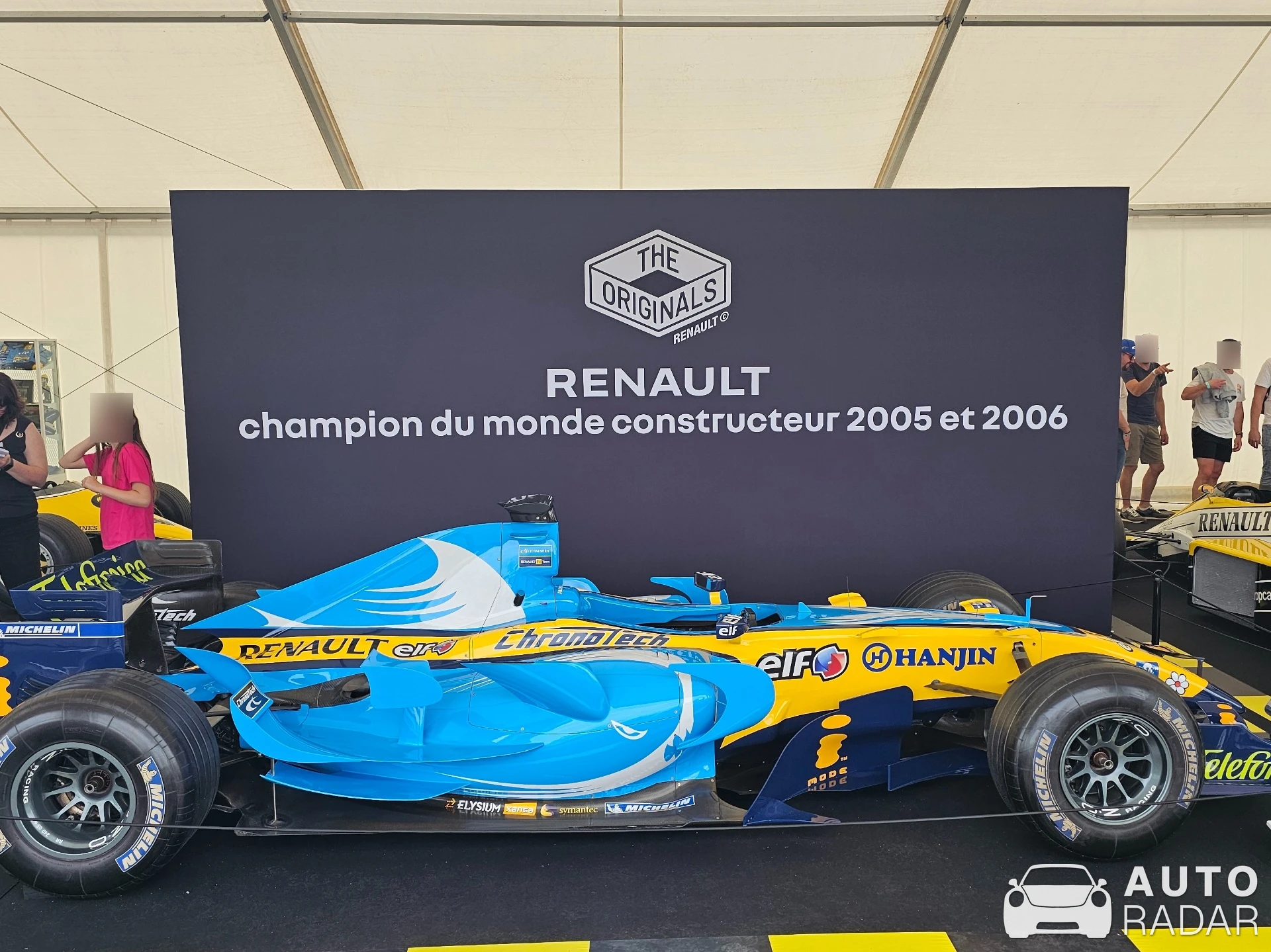 Renault F1 R25 spotted in Le Vigeant, France