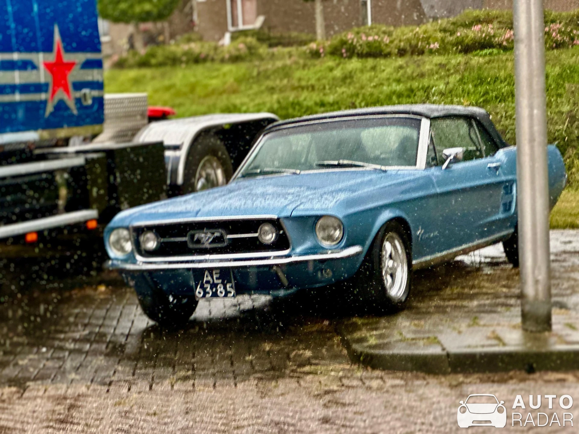 Ford Mustang GT Cabriolet spotted in Hellevoetsluis