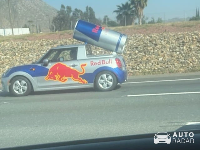 Mini Cooper Red Bull spotted in , United Kingdom