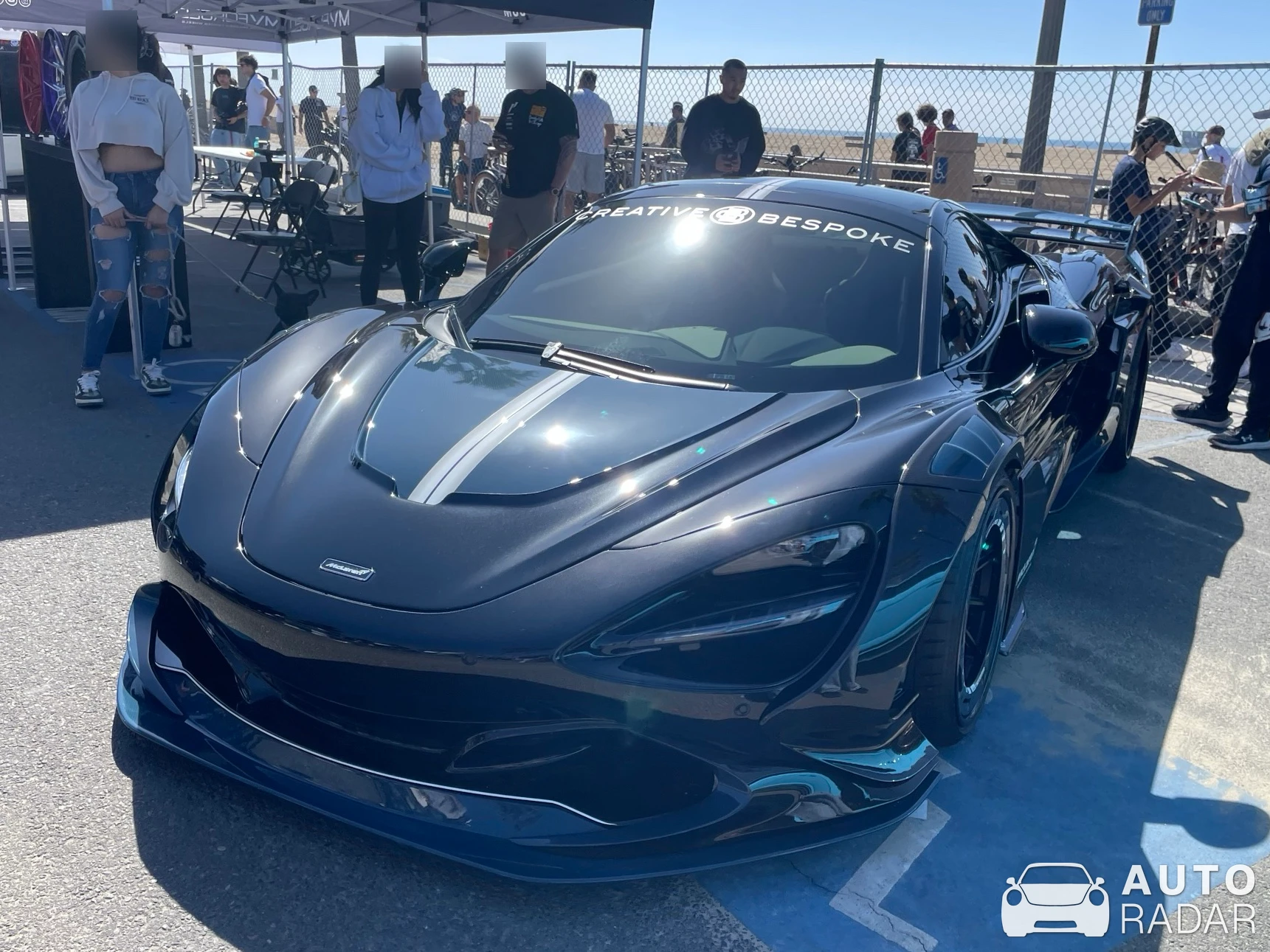 McLaren 750S Spider Creative Bespoke spotted in Huntington Beach