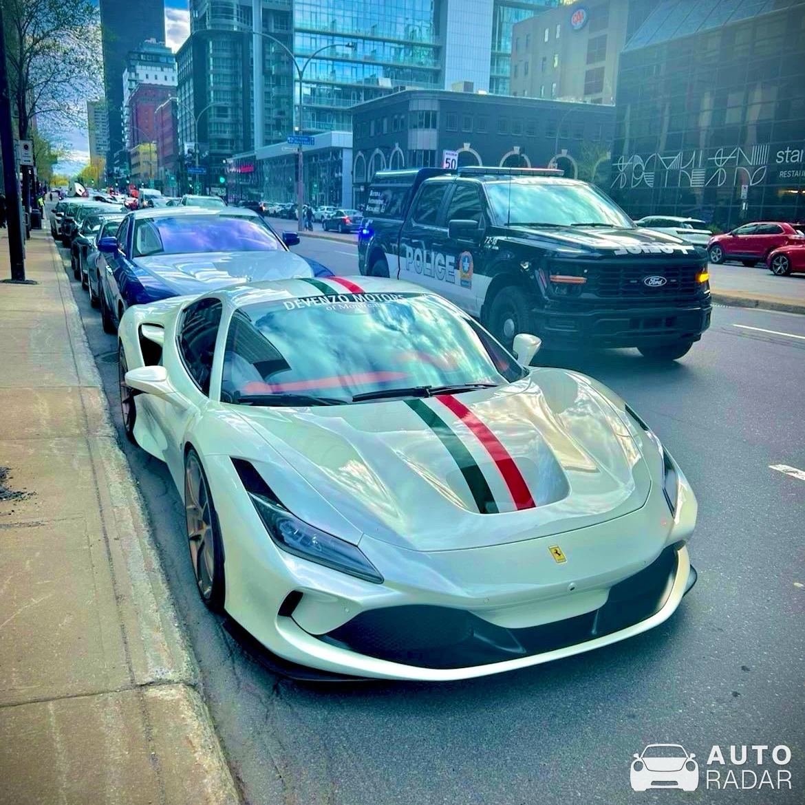 Ferrari F8 Tributo spotted in Shawinigan