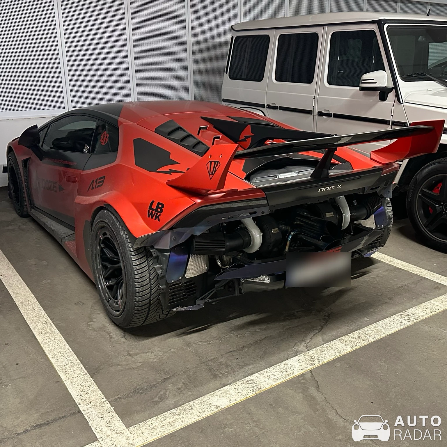 Lamborghini Huracán LP640-4 Evo Liberty Walk Widebody Doze Edition spotted in Sankt Moritz