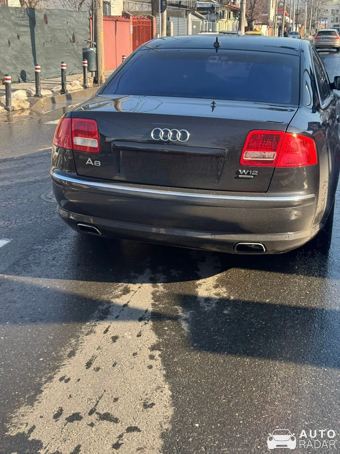 Audi A8L W12 spotted in Bucharest