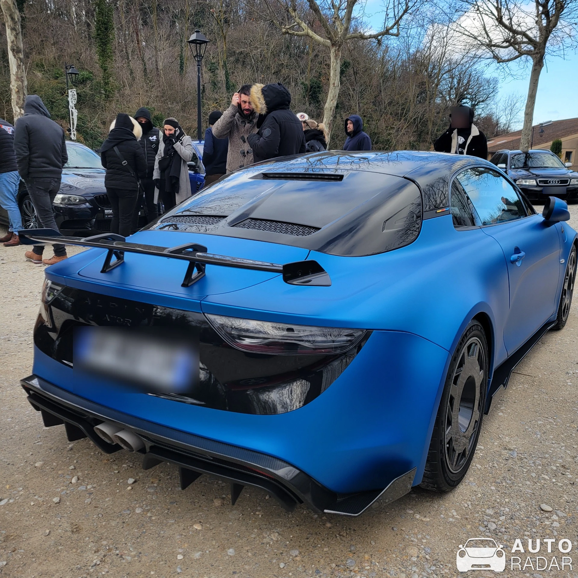 Alpine A110 R spotted in Eurre, France