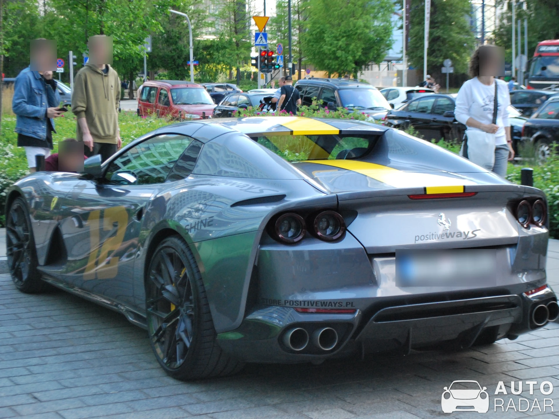 Ferrari 812 GTS spotted in Warszawa, Poland